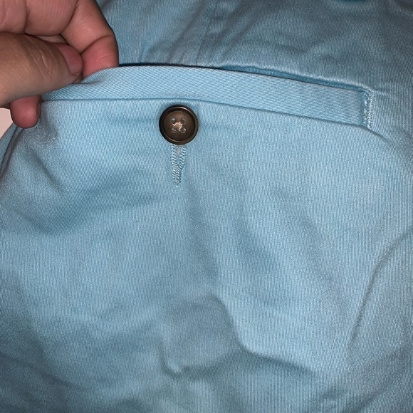 Men’s Size 34 Light Blue Flat Front Shorts - Picture 10 of 13